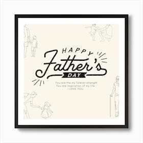 Happy Father'S Day Art Print