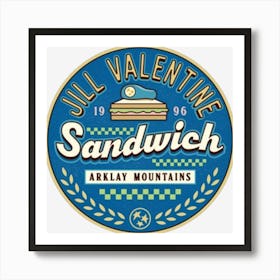 Jill Valentine Sandwich 1 Art Print