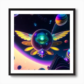 Psychedelic Painting 3 Art Print