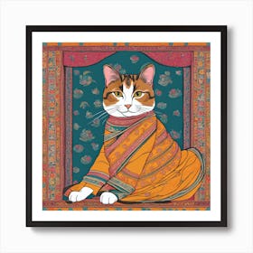 Thai Cat Art Print