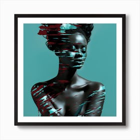 Portrait Of An African Woman Art Print