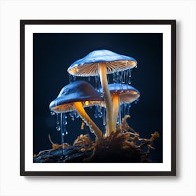  Dramatic mushroom 4 Art Print