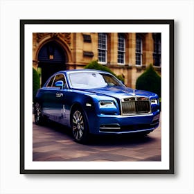 Rolls Royce Car Automobile Vehicle Automotive British Brand Logo Iconic Luxury Prestige P Art Print