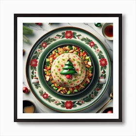 Nasi Goreng Christmas Dinner Art Print