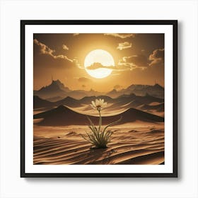 Desert Landscape Art Print