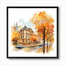 Autumn In The City Art Print