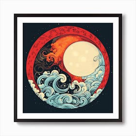 Yin And Yang 4 Art Print