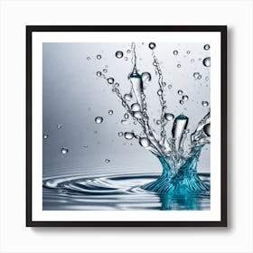 Water Splash 2 Art Print