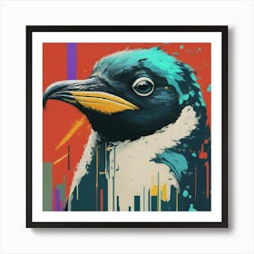 New Zealand Penguin Art Print