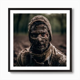 Man In The Mud Art Print