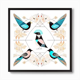 Birds Of A Feather 2 Art Print