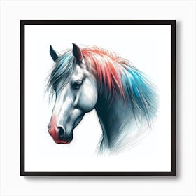 Horse Head 1 Art Print