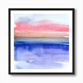 Watercolor Landscape N.o 2 Art Print