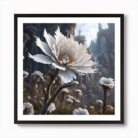 Fantasy Flower Art Print