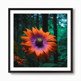 Flower In The Forest Art Print