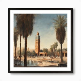 Kouroubia de Marrakech Art Print