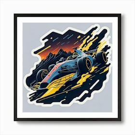 Artwork Graphic Formula1 (11) Art Print