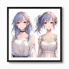 Anime Girl (86) Art Print