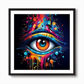 Eye Painting 1 Art Print