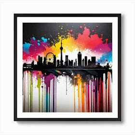 Berlin Skyline 1 Art Print