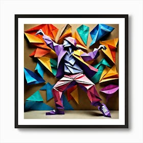 Origami Dancer 53 Art Print