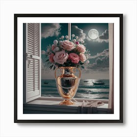 Vase Of Flowers 2 Art Print