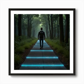 Path In The Woods Art Print