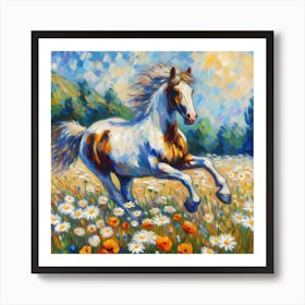 Horse In Nature 1 Art Print