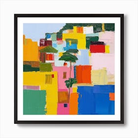 Abstract Travel Collection Hanoi Vietnam 1 Art Print