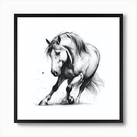 Horse Galloping 9 Art Print