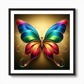 Colorful Butterfly 1 Art Print