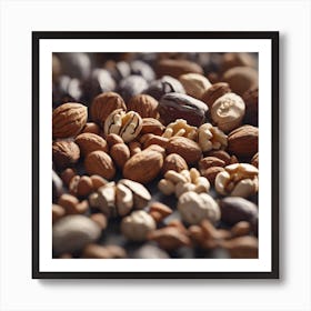 Nut Stock Photos & Royalty-Free Footage Art Print