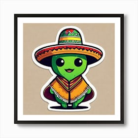 Mexican Turtle Art Print