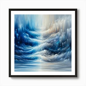 Ocean Waves Art Print