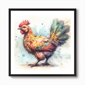 Rainbowchick Art Print