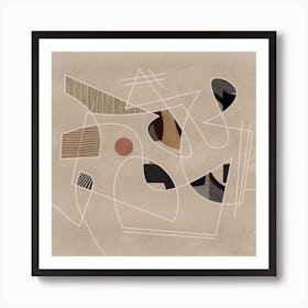 Simplicity Square Art Print