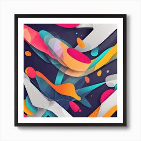 Abstract Abstract Art 3 Art Print