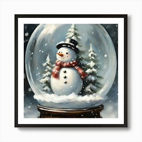 Snow Globe Art Print