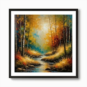 Autumn In The Forest 3 Art Print