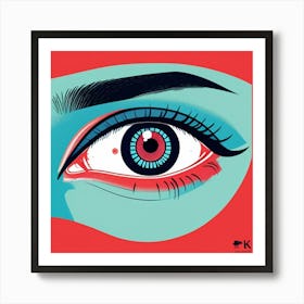 Eye Of The Tiger Art Print