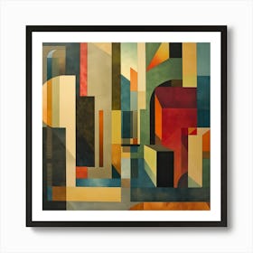 Abstract Cityscape Art Print