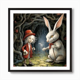 Alice In Wonderland 5 Art Print