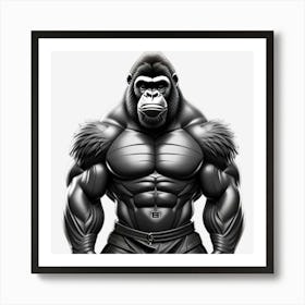 Gorilla 3 Art Print