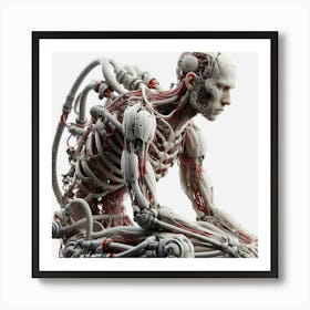 Humanoid Robot 6 Art Print