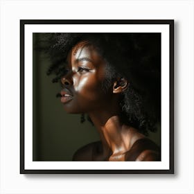 Afro Hair Art Print