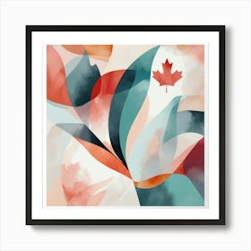 Abstract Travel Collection Canada Art Print 0 Art Print