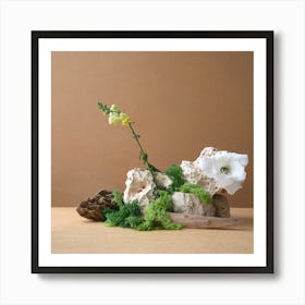 Japanese Flower Arrangement 1 Art Print