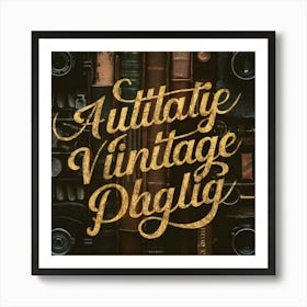 Antique Vintage Phlog Art Print