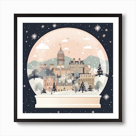 Edinburgh Scotland 2 Snowglobe Art Print