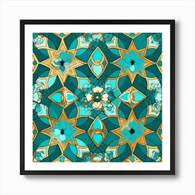 Islamic Arabic Pattern Art Print